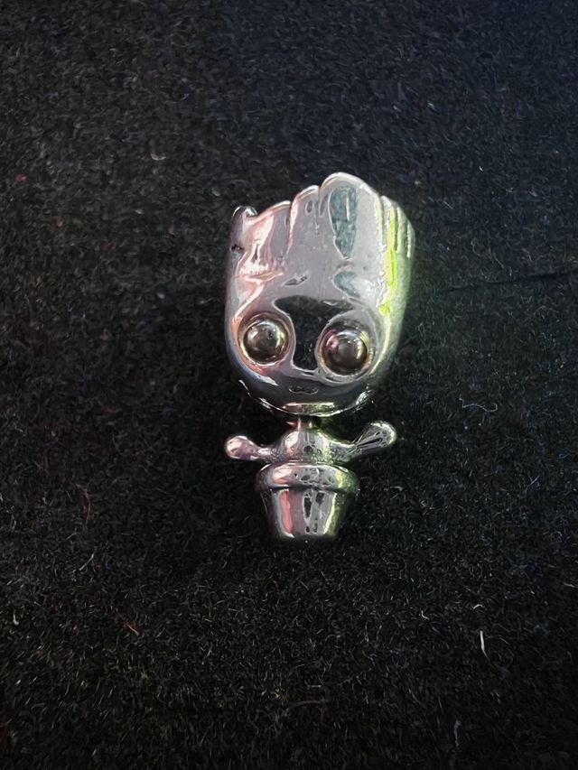 Charm Groot Guardianes Galaxia Plata 925