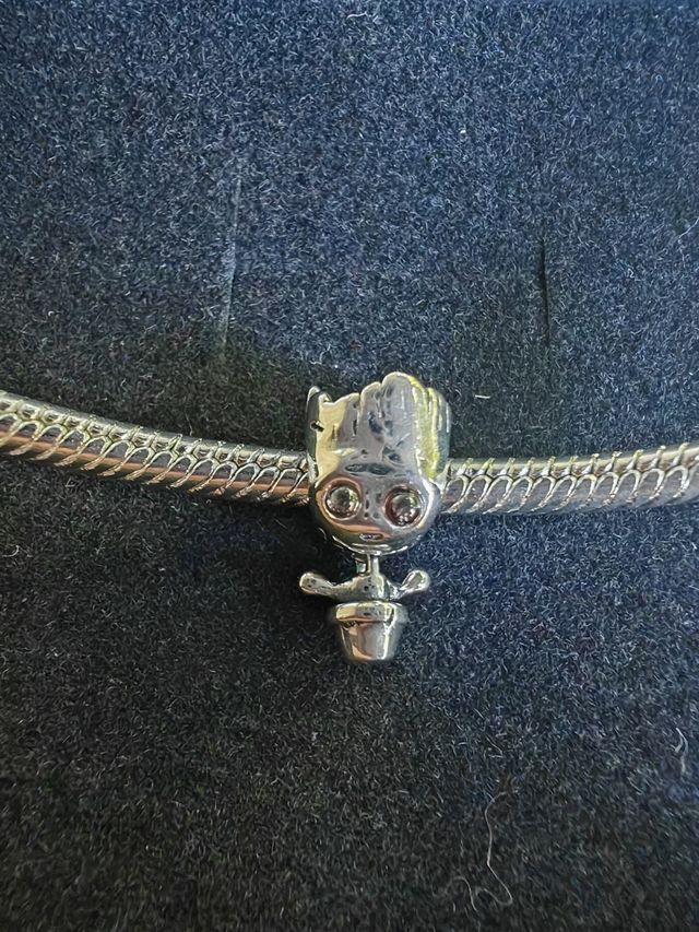 Charm Groot Guardianes Galaxia Plata 925