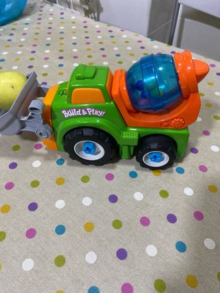 Camión Excavadora y Hormigonera Juguete