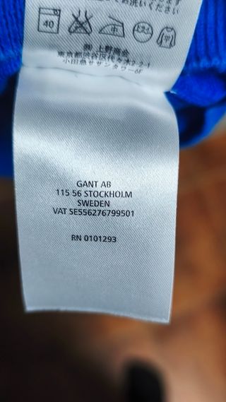 Jersey Azul Gant