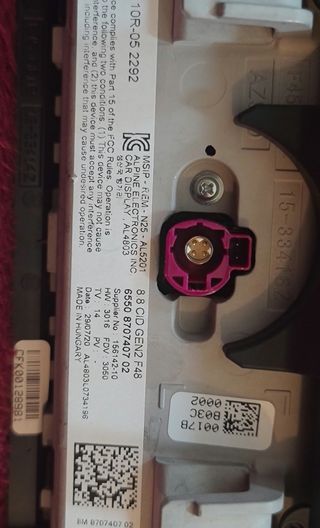 Pantalla táctil  BMW X2 F39 2020