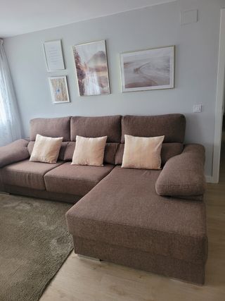 Sofá 293cm, chaise longue 162x105
