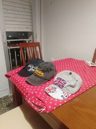 Lote de 3 Gorras