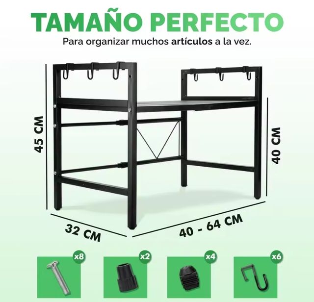 Estante Organizador Extensible Microondas