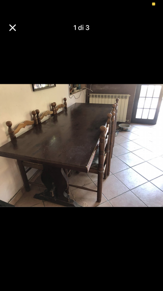 Tavolo in legno massello