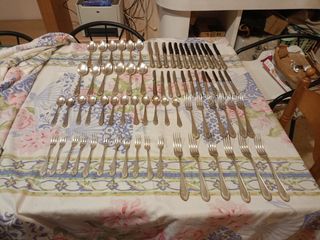 Cubertería Inox Baño Plata