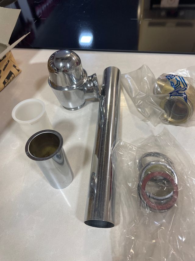 Viega Sifón Botella 1 1/4 Cromo Latón