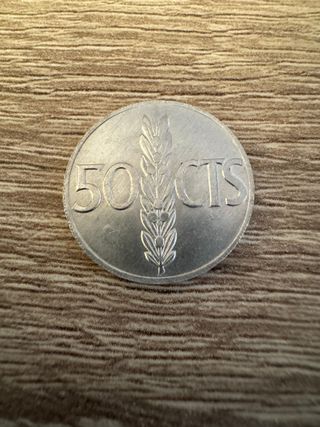 Moneda 50 céntimos 1966 *70