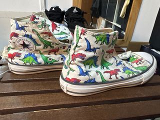 Botas Converse All Star Dinosaurios Talla 36