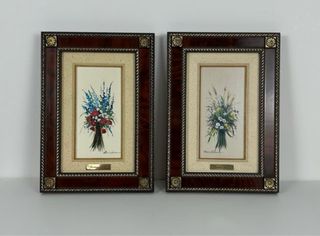 Pareja cuadros Gomis Sanz 21x30