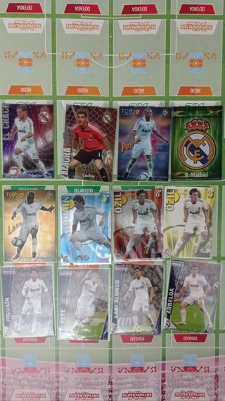 Lote cromos Real Madrid Adrenalyn Mundicromo
