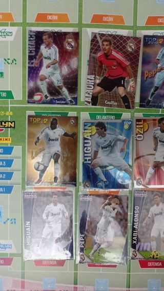 Lote cromos Real Madrid Adrenalyn Mundicromo