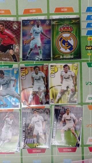 Lote cromos Real Madrid Adrenalyn Mundicromo