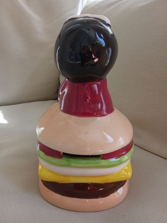 Hucha cerámica Mafalda Hamburguesa