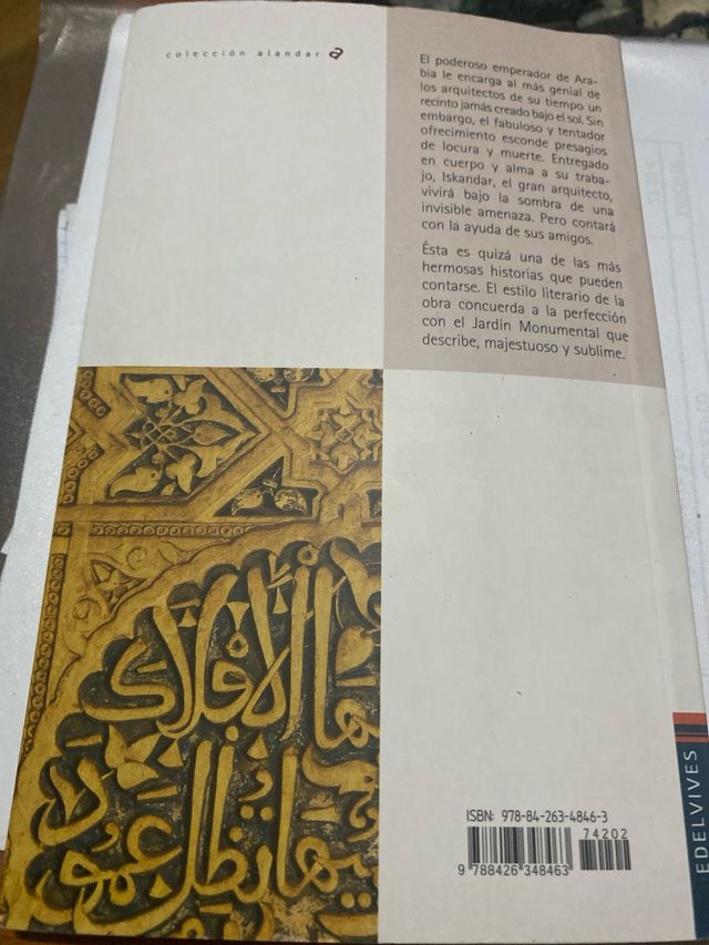 El arquitecto y el emperador de Arabia (Alandar...