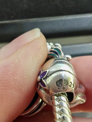 Lote 5 charms Princesas Disney Plata 925