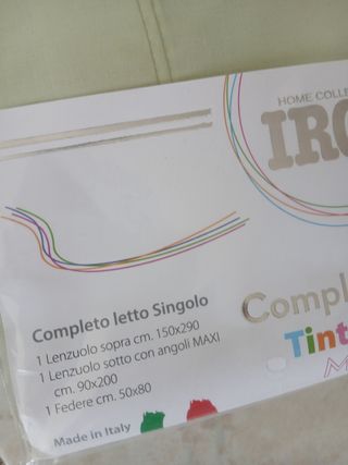 Completo letto singolo IRGE Tinta Unita