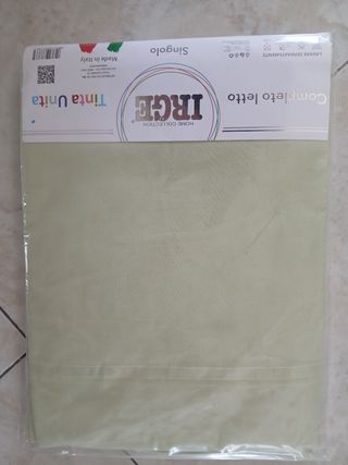 Completo letto singolo IRGE Tinta Unita