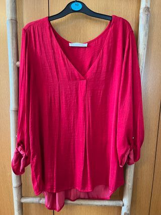 Blusa Sfera Basic Roja 
