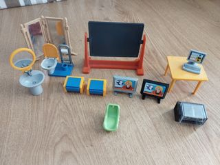 Lote Muebles y Accesorios Playmobil