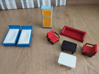 Lote Muebles y Accesorios Playmobil