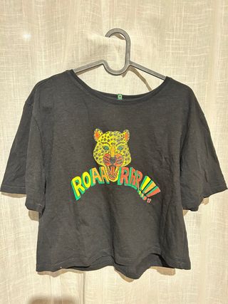 Camiseta Havaianas Roar Talla M Negra
