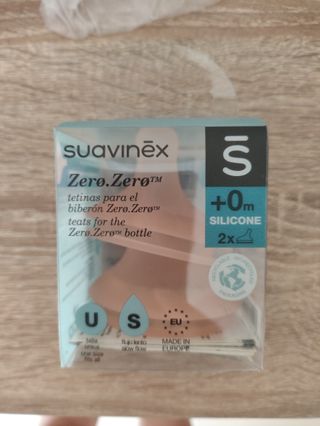 Tetinas biberón Suavinex Zero Zero 