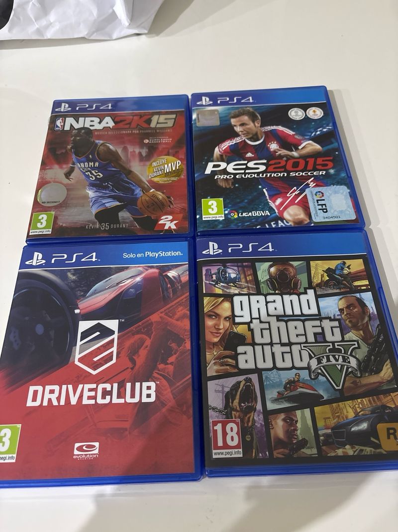 Imagen de PS4 Juegos: NBA 2K15, PES 2015, Driveclub, GTA V