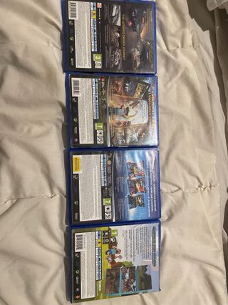 Pack 4 Juegos PS4: Minecraft, Lego, Project Cars