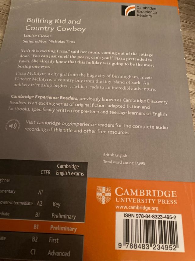 Bullring Kid and Country Cowboy - Cambridge Reader