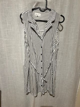 Vestido rayas talle L