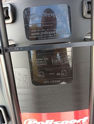 Silla Portabebés Bicicleta Negra