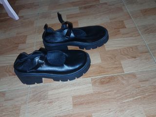 Zapatos negros Mary Jane plataforma