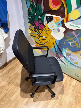 Silla de oficina Ikea negra