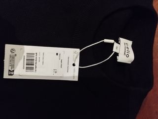 Jersey negro manga larga