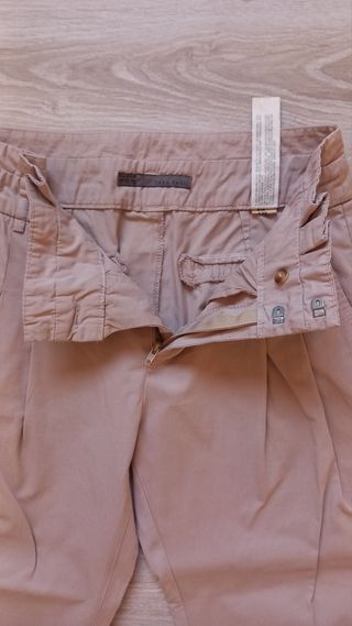 Pantaloni Zara donna beige
