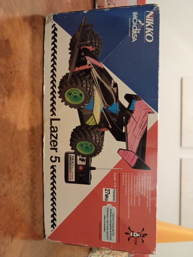 Coche RC Nikko Lazer 5. NO VA DIRECCIÓN(GIRO).