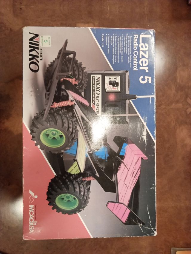 Coche RC Nikko Lazer 5. NO VA DIRECCIÓN(GIRO).