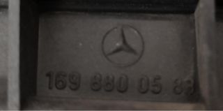 Rejilla Delantera superior Mercedes Clase A W169