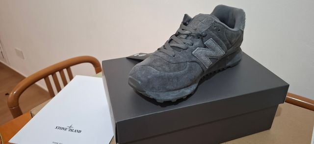 New Balance 574 Legacy Stone Island Ghost
