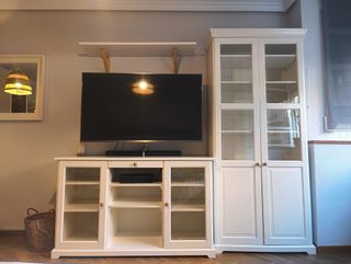 Vitrina Ikea Liatorp Blanca Madera