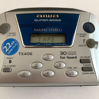WALKMAN AIWA TX406 STEREO RADIO CASSETTE PLAYER