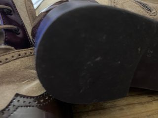 Botines ante y charol mujer