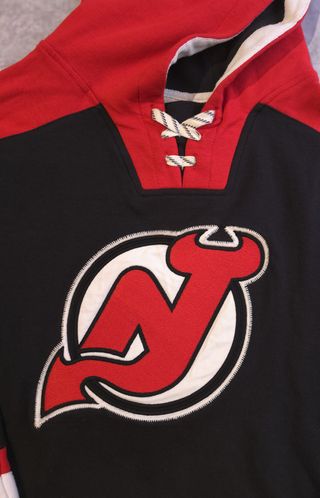 Sudadera Mujer Hockey Devils Negra Roja Ref-29400
