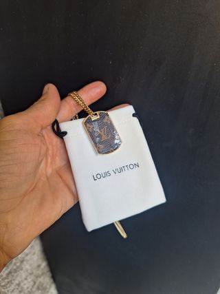 Collana Louis Vuitton Monogram Marrone