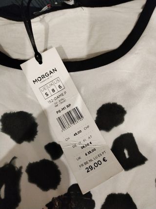 Camiseta manga corta nueva con etiqueta