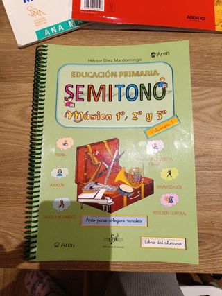 Libro de Música Semitono Primaria 1º, 2º, 3º