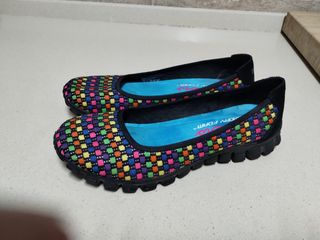 Merceditas Bailarinas Skechers Multicolor Talla 39