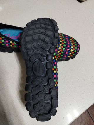 Merceditas Bailarinas Skechers Multicolor Talla 39