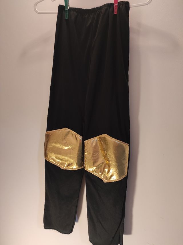 Disfraz Ninja Dragón Negro/Dorado T7/8